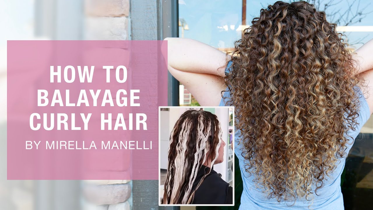 How To Balayage Curly Hair by Mirella Manelli | Kenra Color | Kenra Professional
