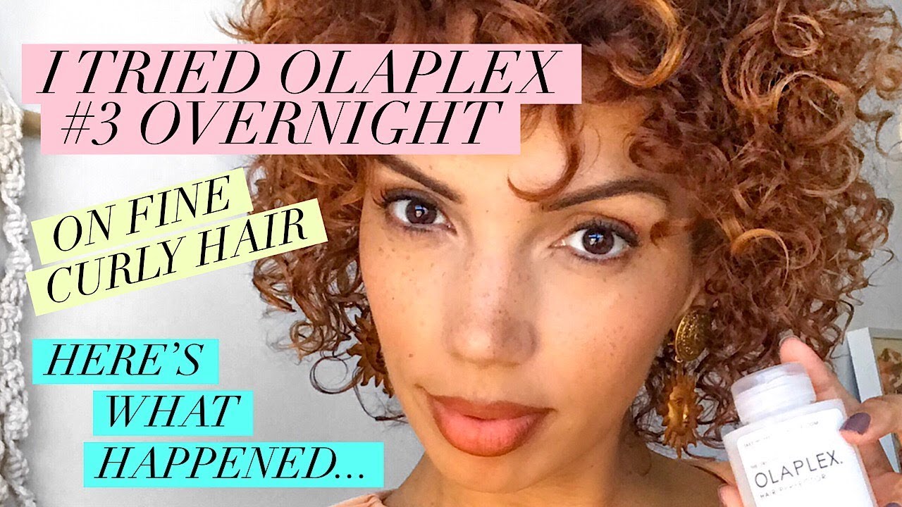 Olaplex No.3 Overnight On Curly Hair