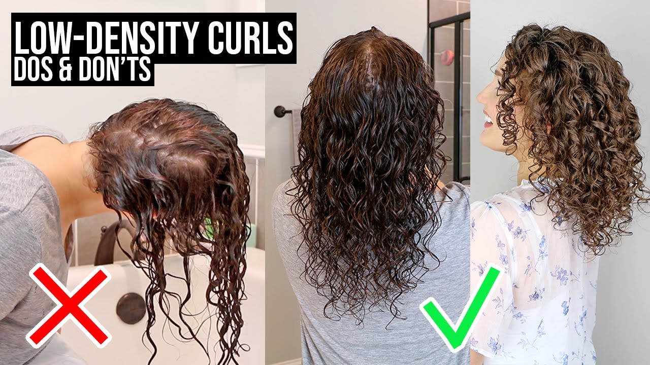 How to Style Low-Density/Thin Curls, Dos & Don'ts, Scalp Covering