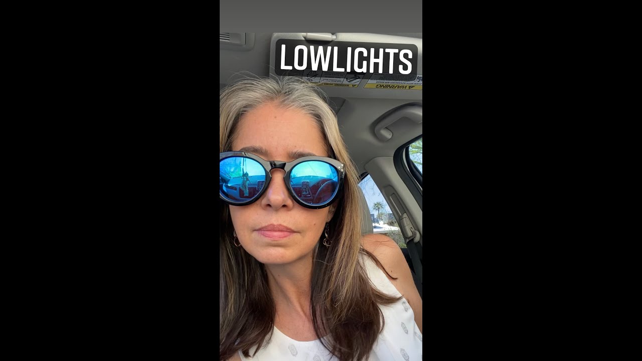 3 Reasons for Lowlights:  Grey hair transition with highlights and lowlights ..6 months#thegreylife