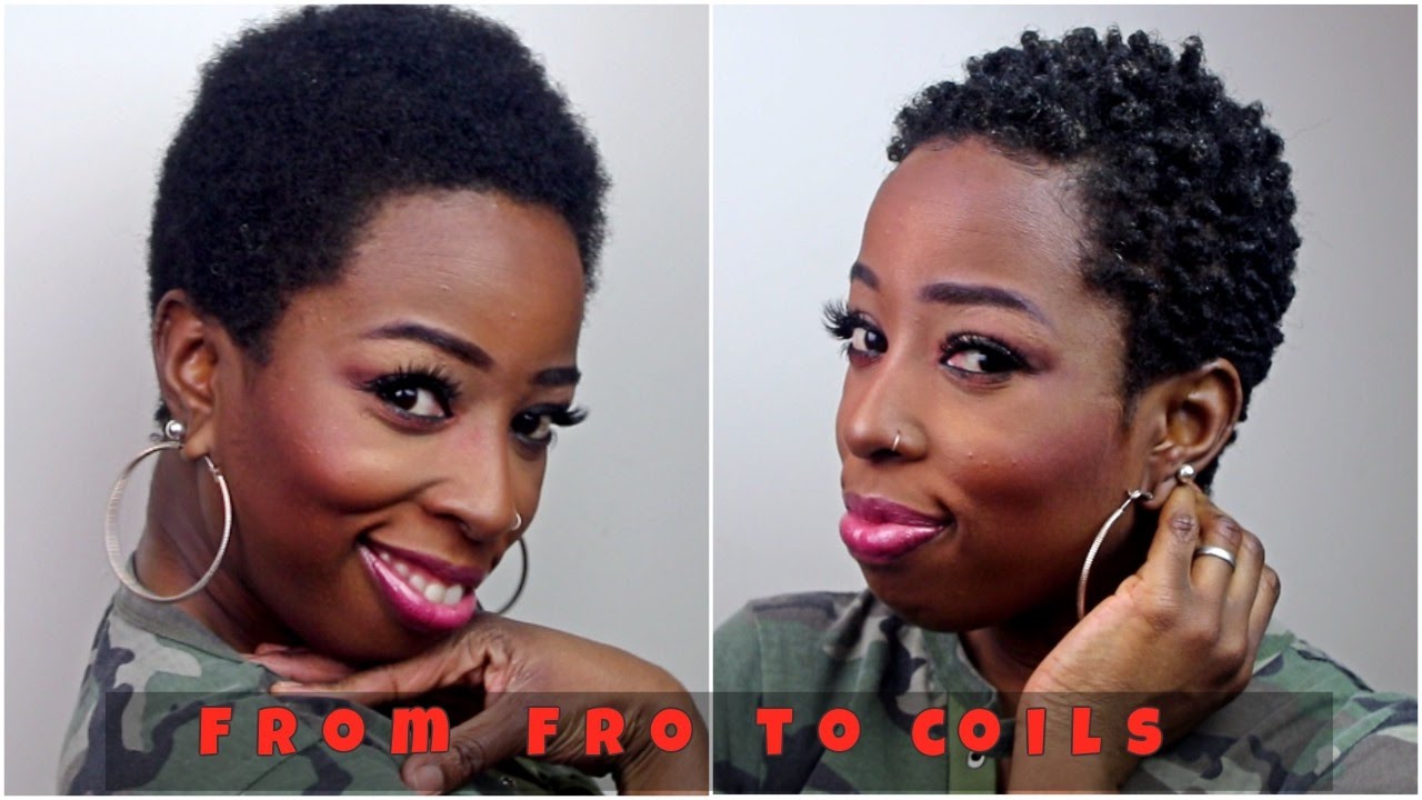STYLING MY TWA  NATURAL HAIR WITH THE SPONGE
