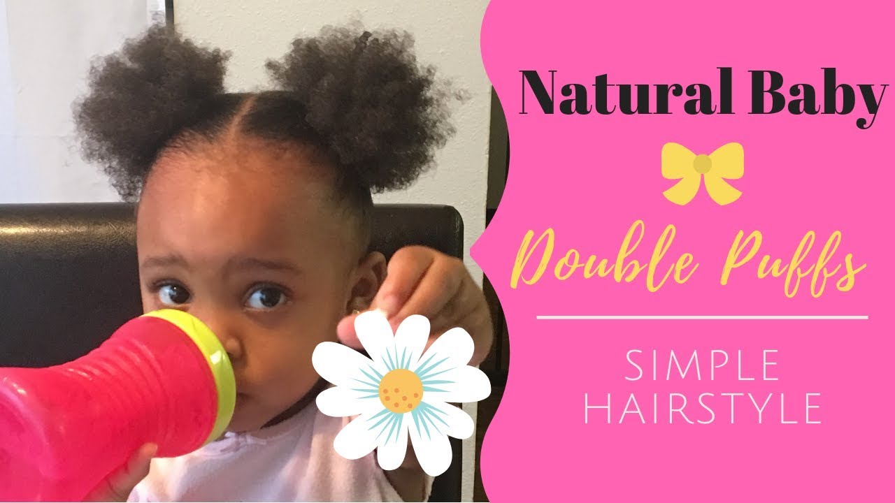 Simple Double Puffs on Toddler | Natural Hairstyle for Kids