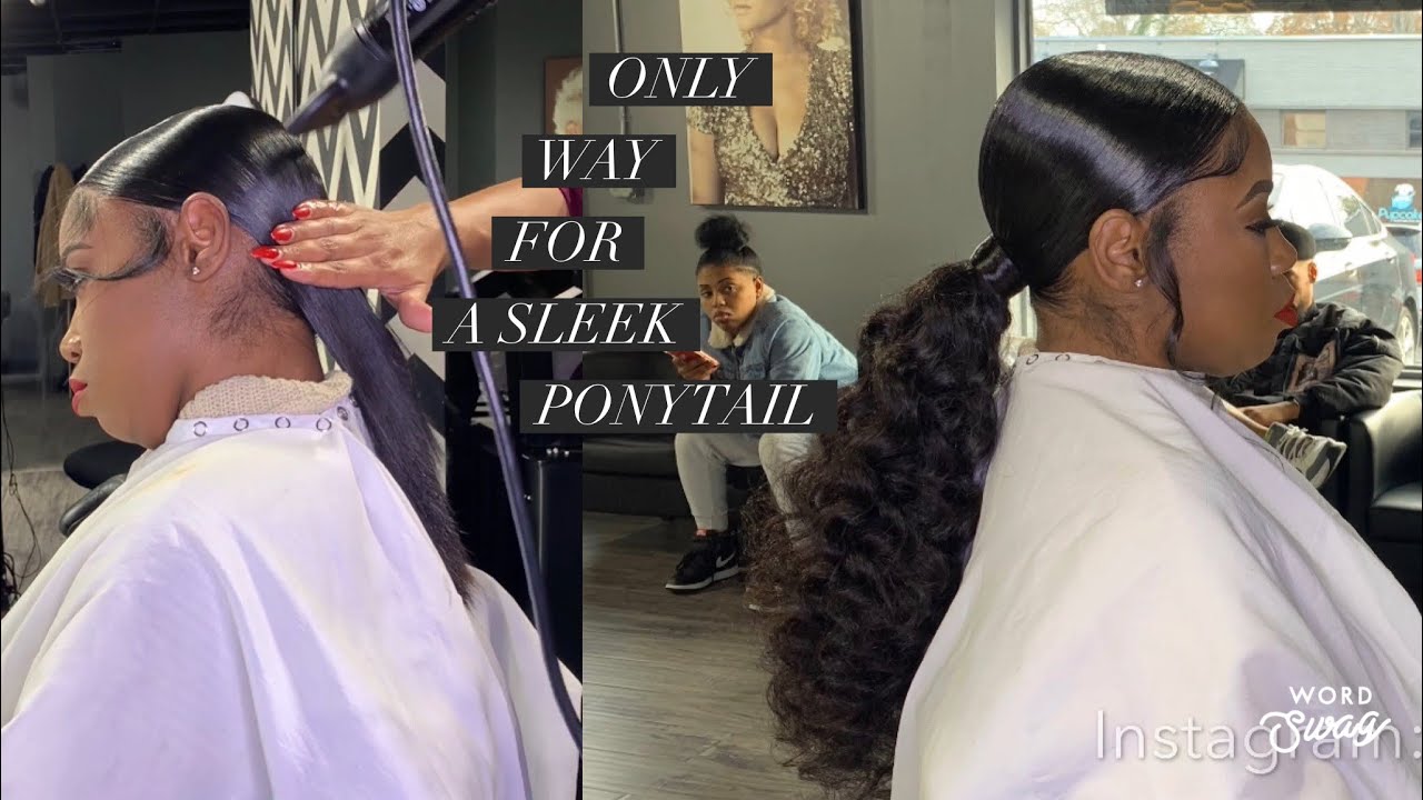SLEEK PONYTAIL AND BABY HAIRS