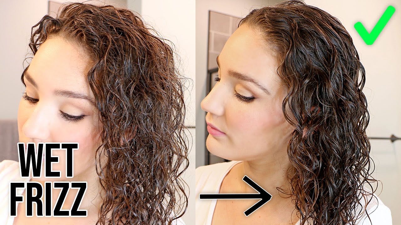 Wet Frizz Curly Routine | How to Get Rid of Wet Frizz PART 2