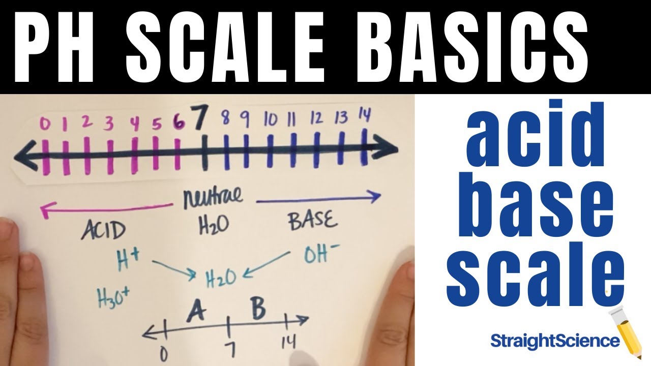 pH Scale Basics - What is it? Hydromium and Hydroxide Concept - Logarithmic Scale