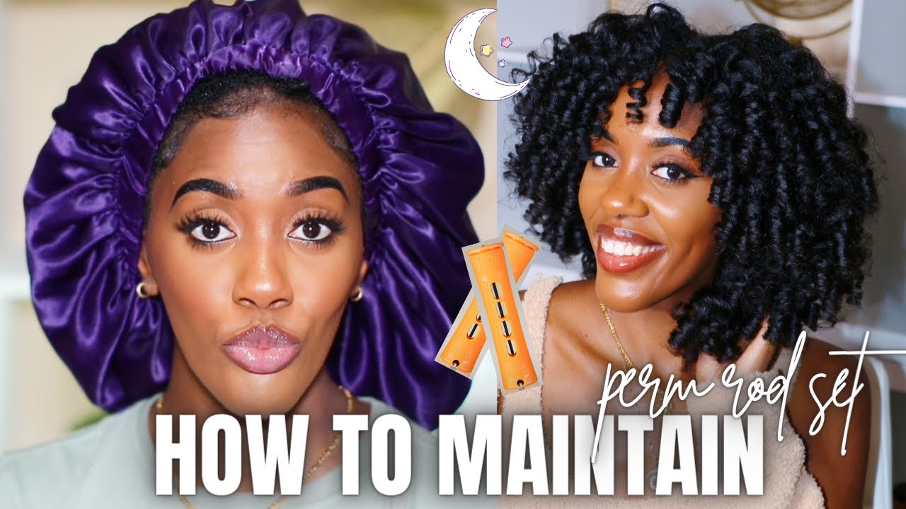 HOW TO SLEEP WITH A PERM ROD SET - MAKE IT LAST 7+ DAYS | PERM ROD 101 SERIES EP 4