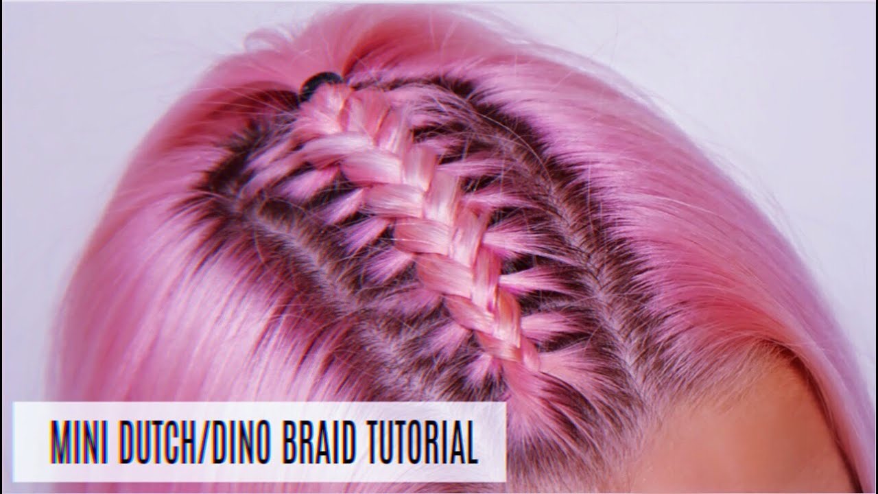 MINI DUTCH/DINO BRAID TUTORIAL || SLOWED DOWN VERSION || LoveFings