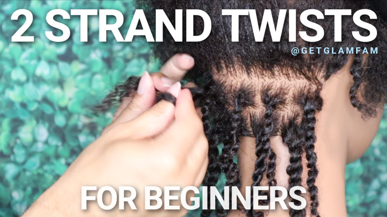 How to do 2 strand twists for beginners