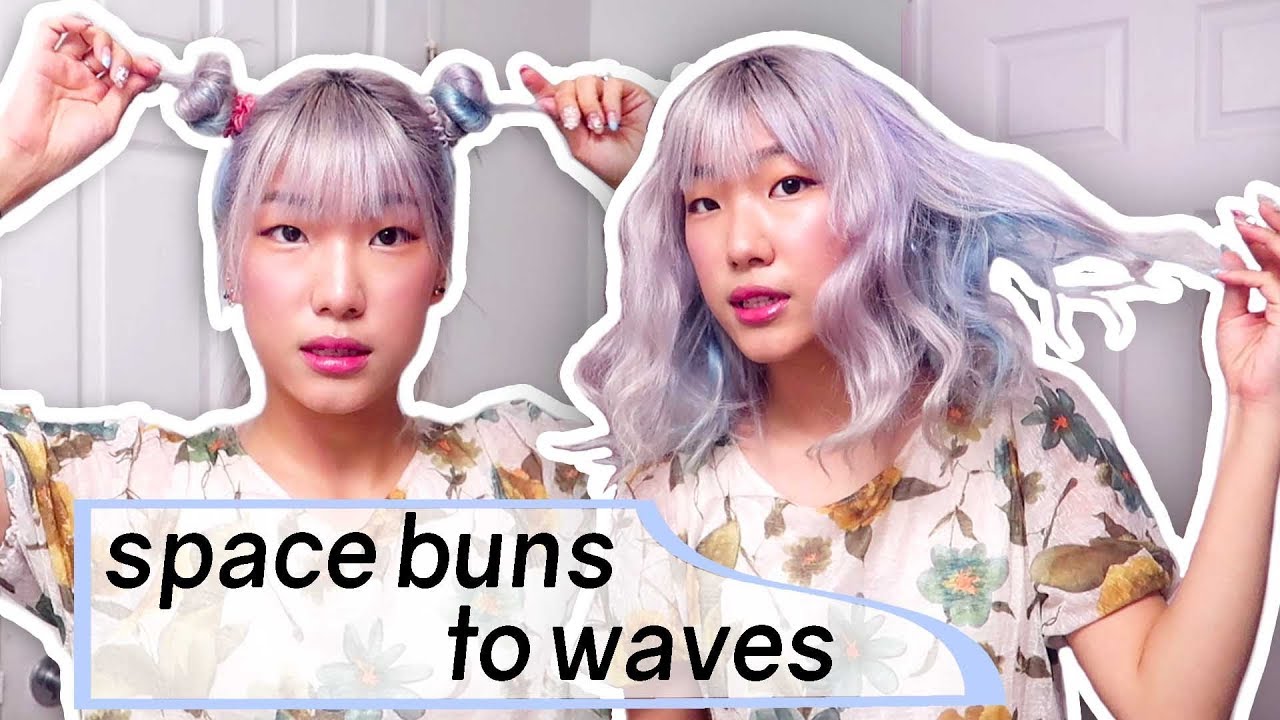 Perfect Spacebuns, Heatless Waves TUTORIAL