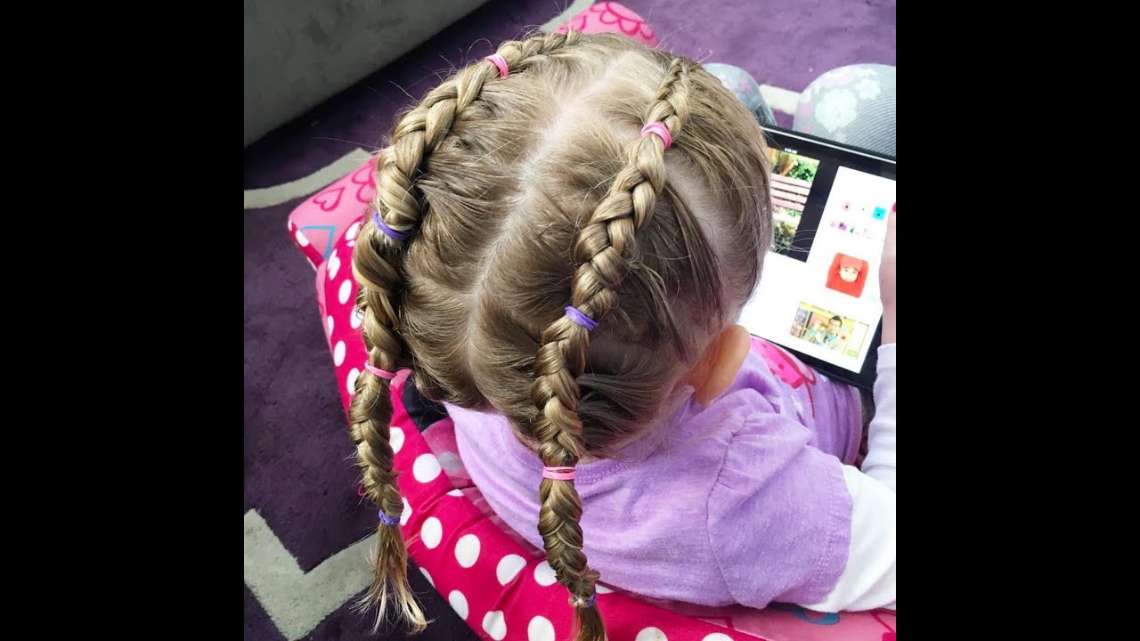 How to do a Dutch braid on a Toddler
