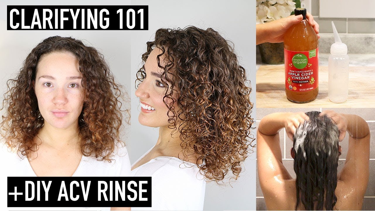 Clarifying Curly Hair: How to Clarify & Remove BuildUp + ACV Rinse