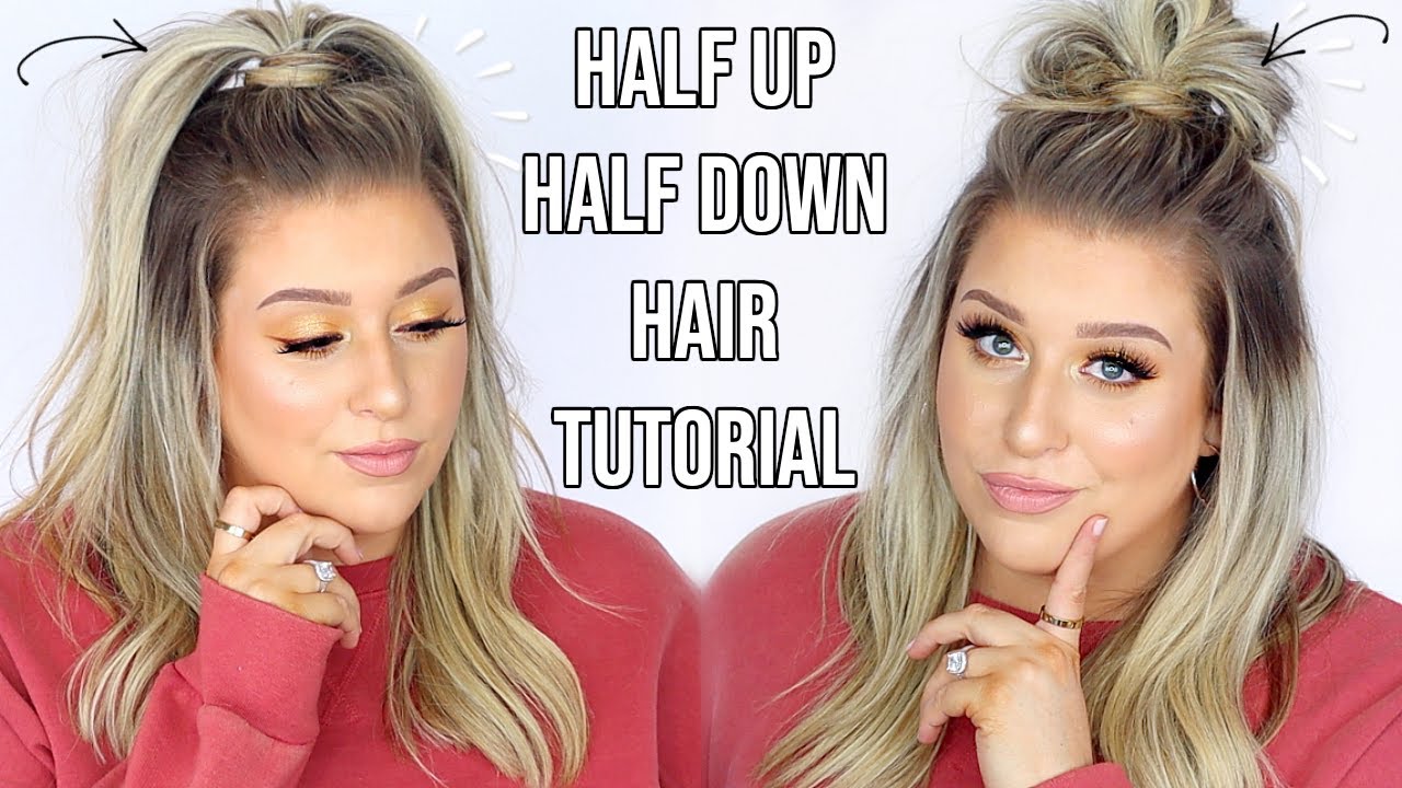 EASY Half Up Half Down Hairstyles!! | How To do half up half down hair | Quick & Easy Hair Tutorials