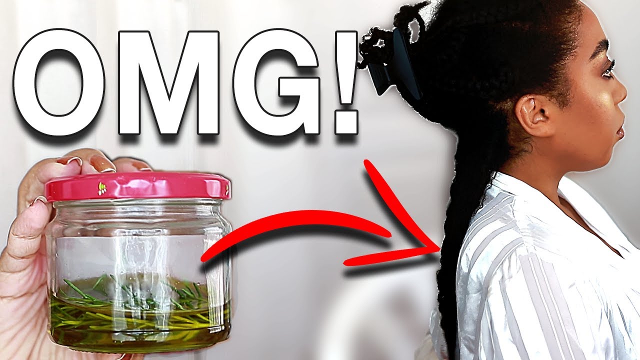 EXTREME HAIR GROWTH WITH ROSEMARY OIL! 3 WAYS TO USE ROSEMARY OIL FOR MASSIVE HAIR GROWTH