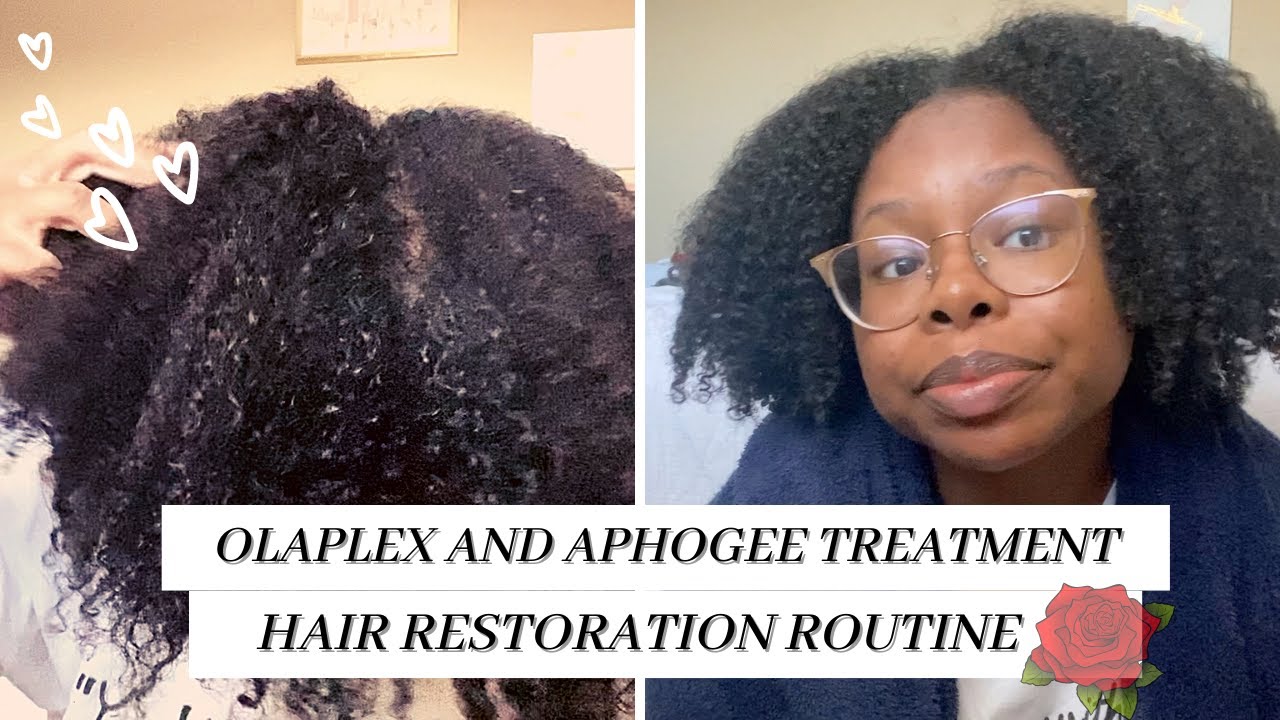 Using Olaplex No. 3 & Aphogee Protein Treatment | Repair Damage Natural Hair | Shiblaqbri