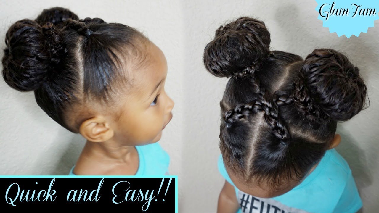 Quick and Easy hairstyle for Kids! | Children's Hairstyles | GlamFam