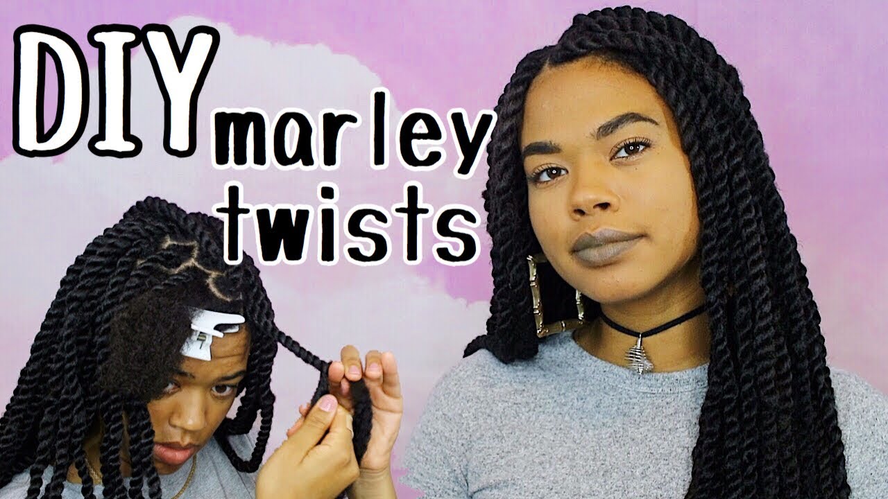 STEP BY STEP MARLEY TWISTS TUTORIAL | EASY TYPE 4 PROTECTIVE STYLE