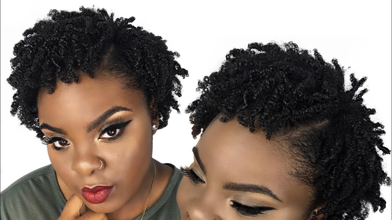 Shingling Method on Short THICK 4C Natural Hair | TWA Friendly | JOYNAVON