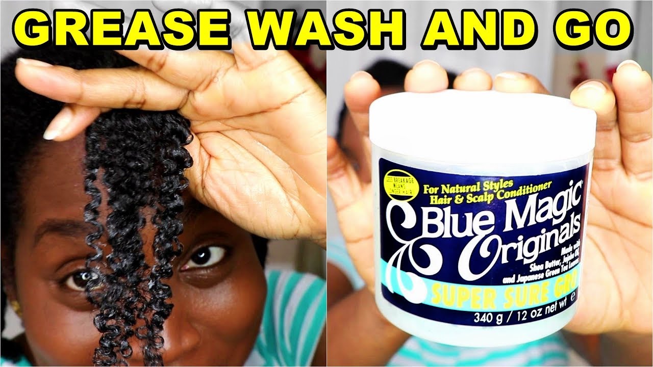 Blue Magic Grease Wash and Go on Natural Hair | Type 4 Natural | DiscoveringNatural
