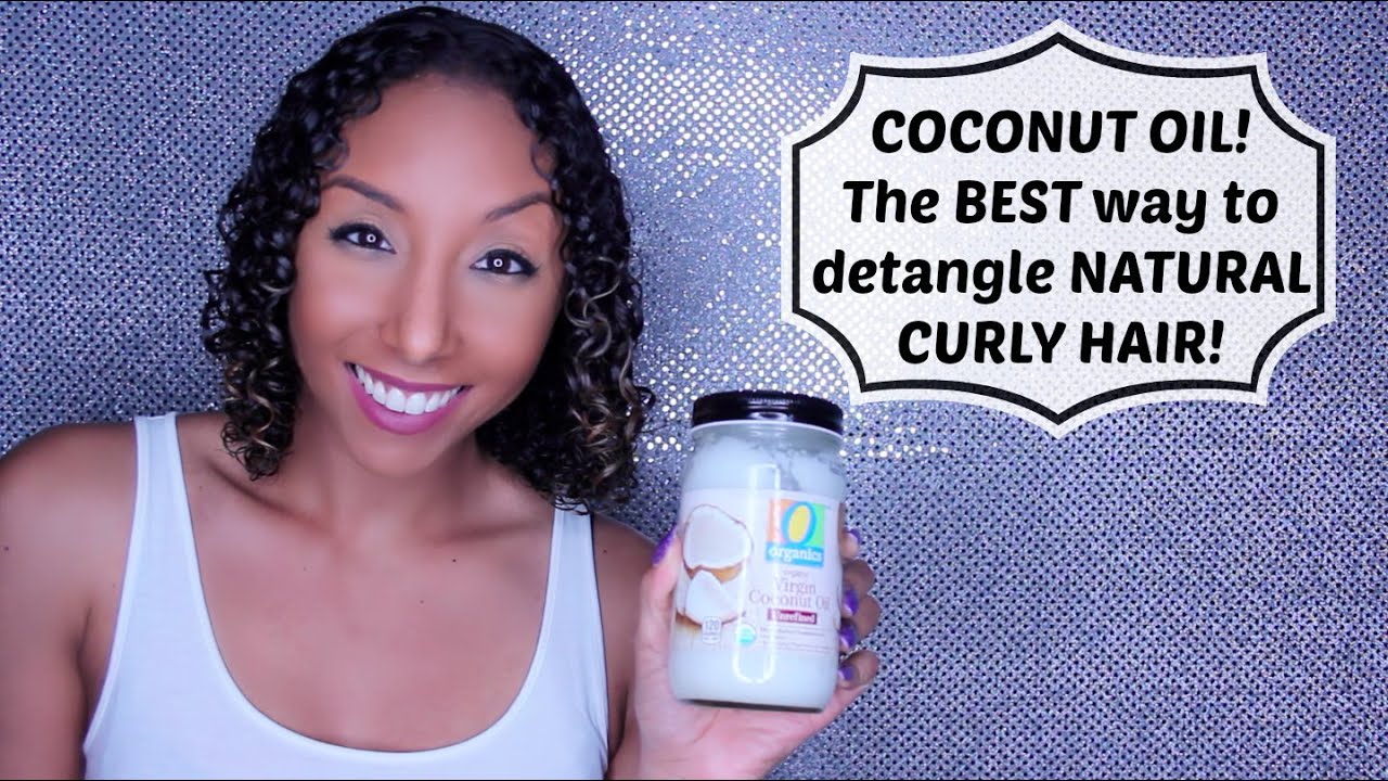 Coconut Oil! Best Way To Detangle Natural Curly Hair! | BiancaReneeToday
