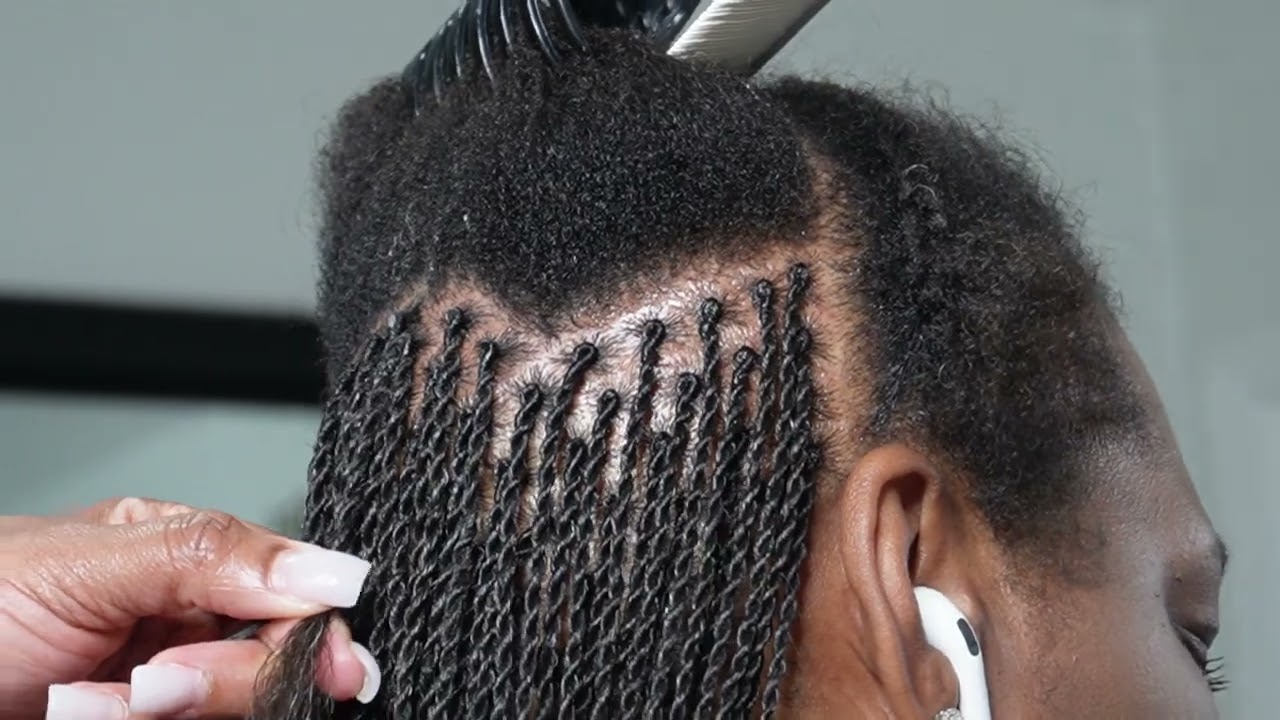 HOW TO DO SMALL SENEGALESE TWIST W/ CURLS | ROPETWIST 📍MIAMI, FL