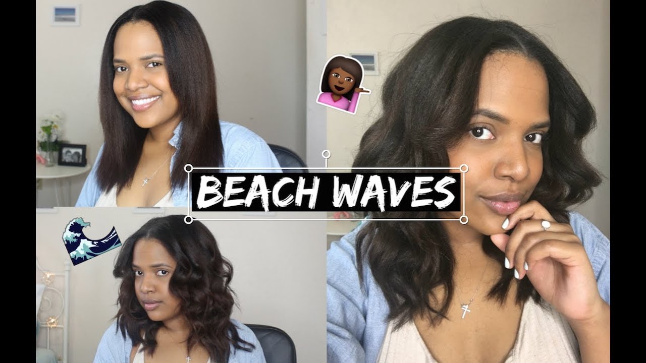 How To: Beach Wave Curls | Natural Hair