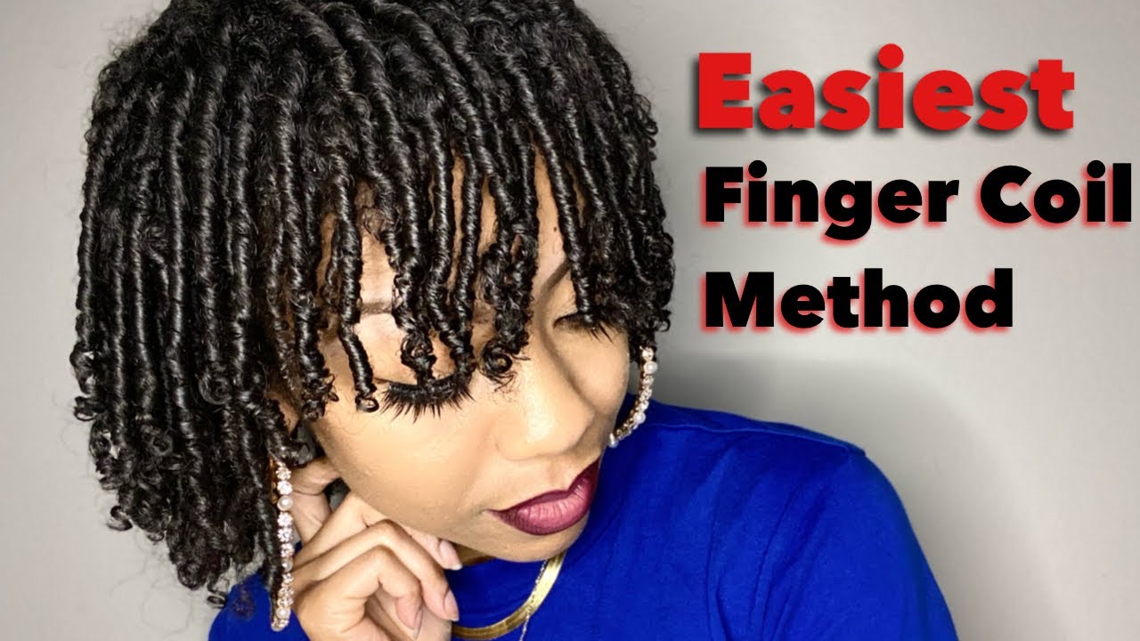 Finger Coils on NATURAL HAIR 3C