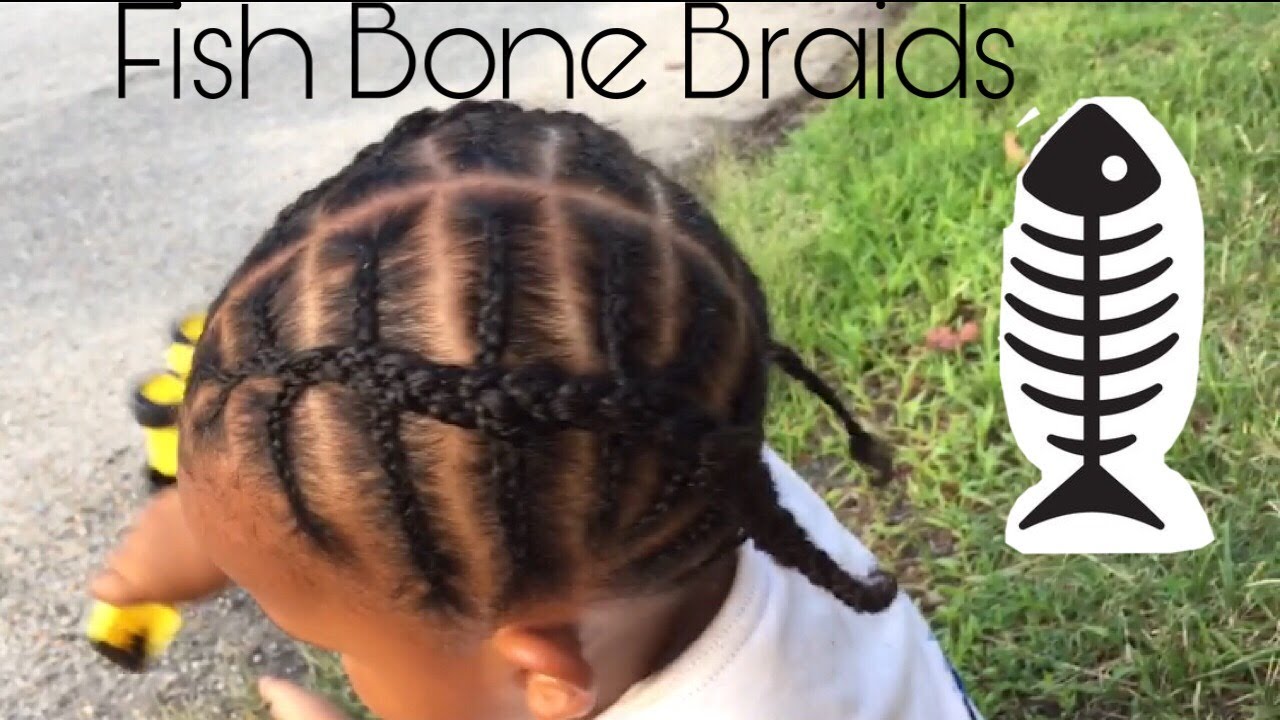 Medium Fish Bone Braids!| Toddler Boy age 2