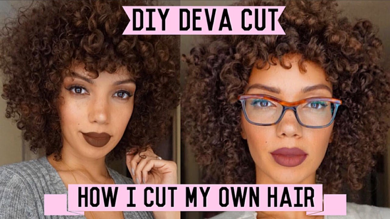 How To Cut Curly Hair At Home ( DIY Deva Cut  ) : Healthy Hair Journey Pt. 3