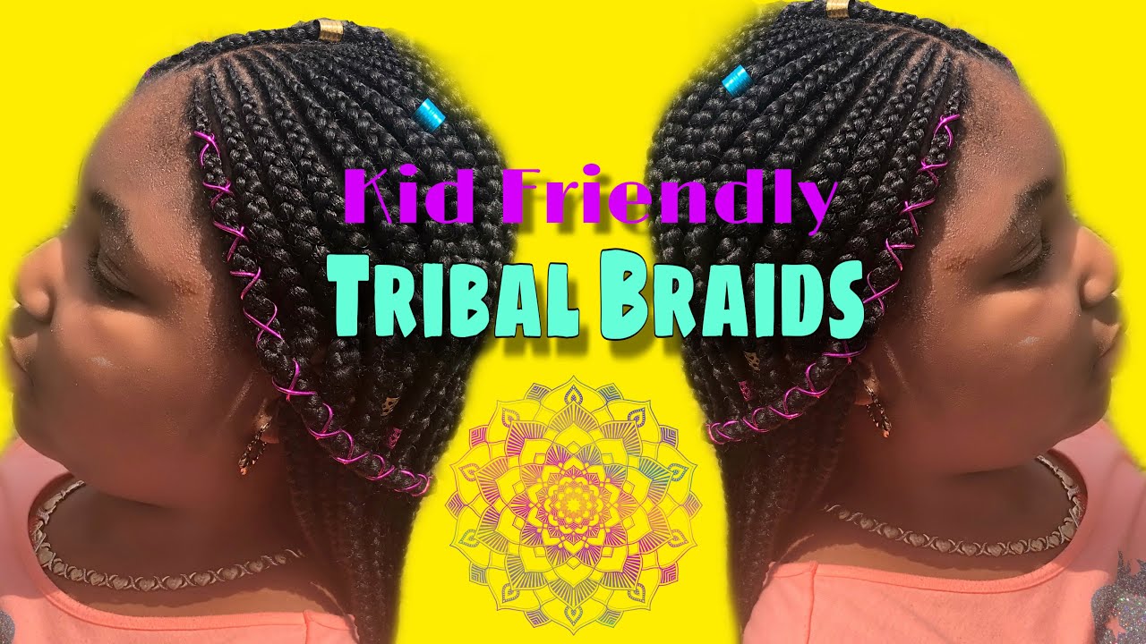 Little girls Tribal Braids