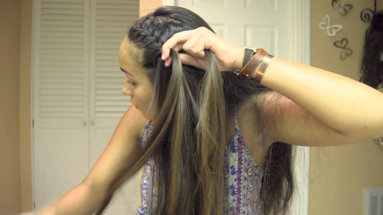How to: French Braid Into a Bun