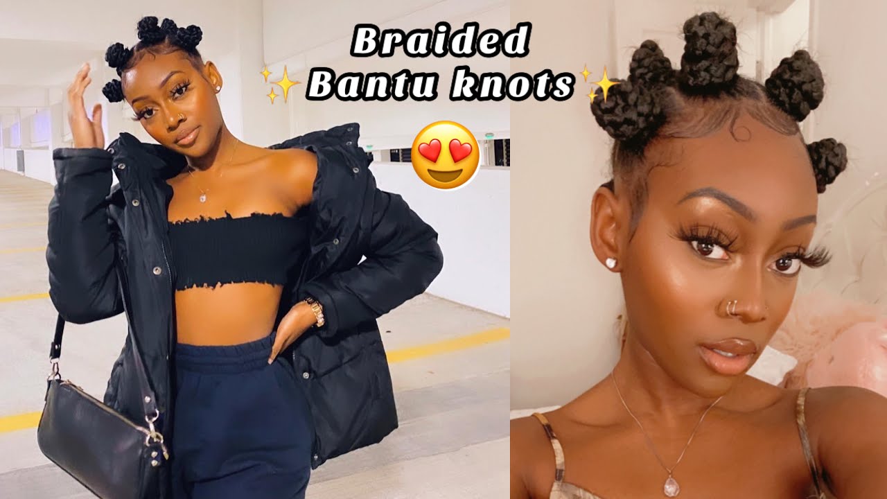 HOW TO | BRAIDED BANTU KNOTS TUTORIAL