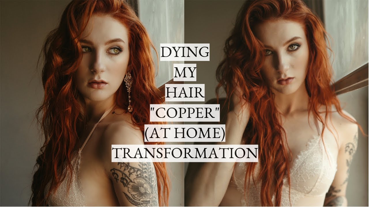 HAIR TRANSFORMATION || HOW TO: Dye Your Hair Copper At Home!