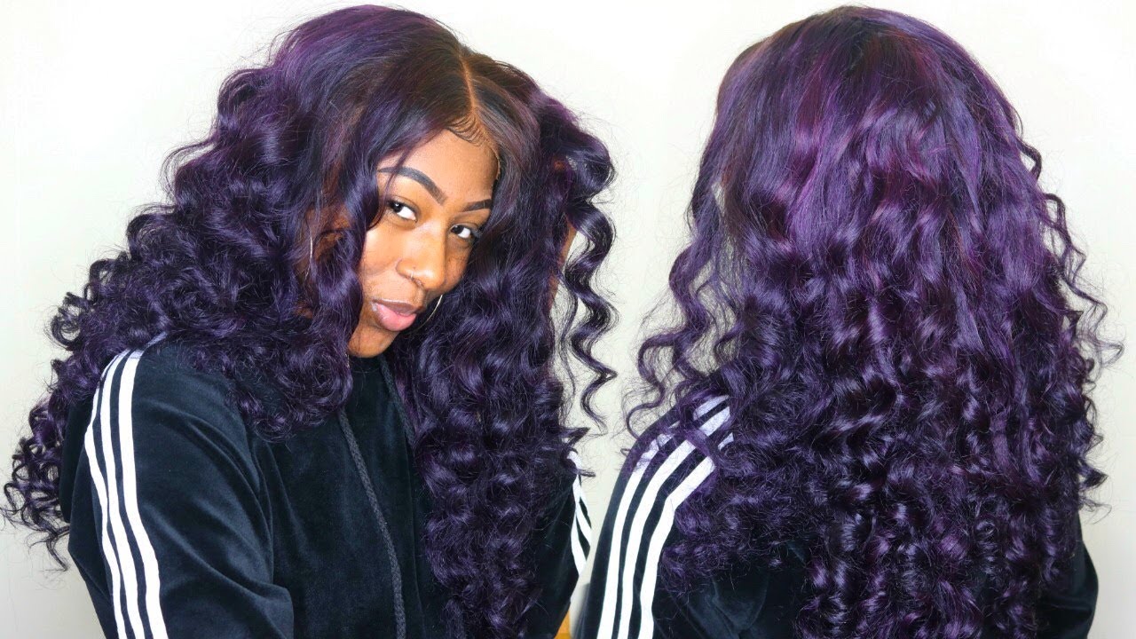 DIY PURPLE HAIR COLOR ft. Ali Grace Hair