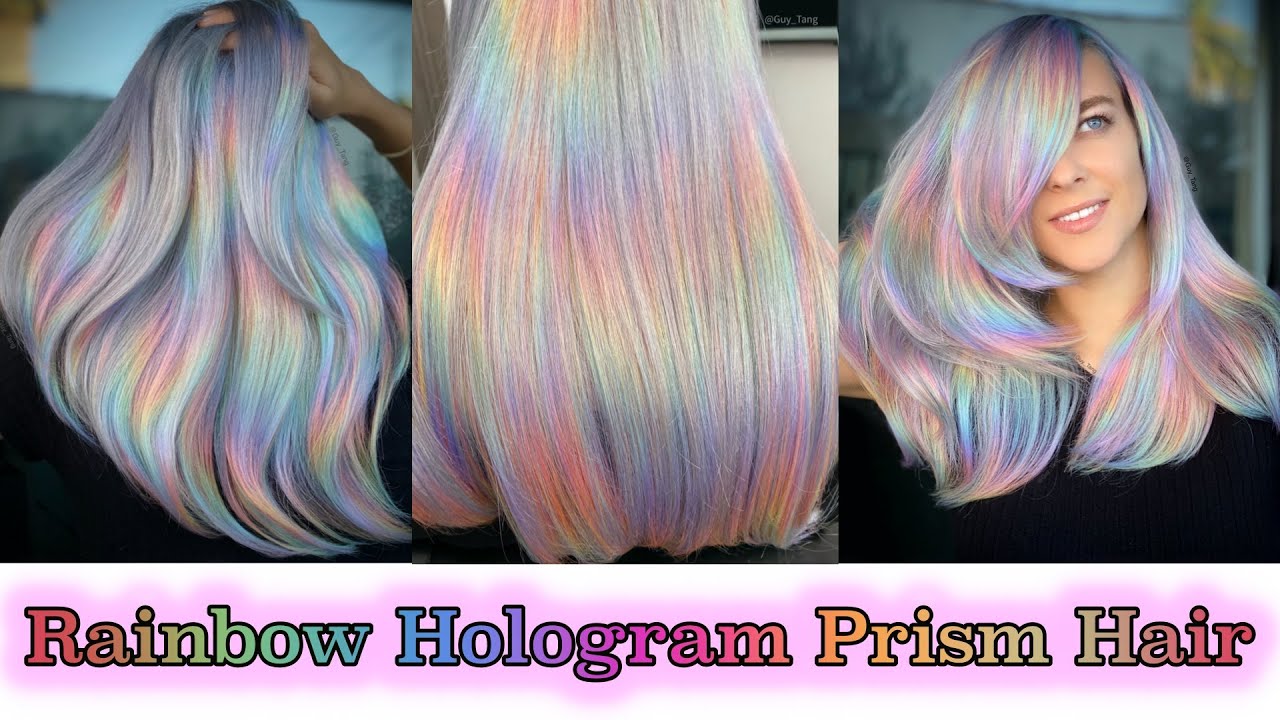 RAINBOW HOLOGRAM PRISM HAIR