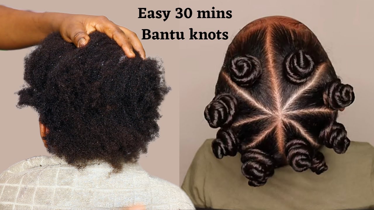 I tried this 30 mins Pinterest Cute Bantu Knot on Natural Hair. Hairstyle for Kids with Short Hair.