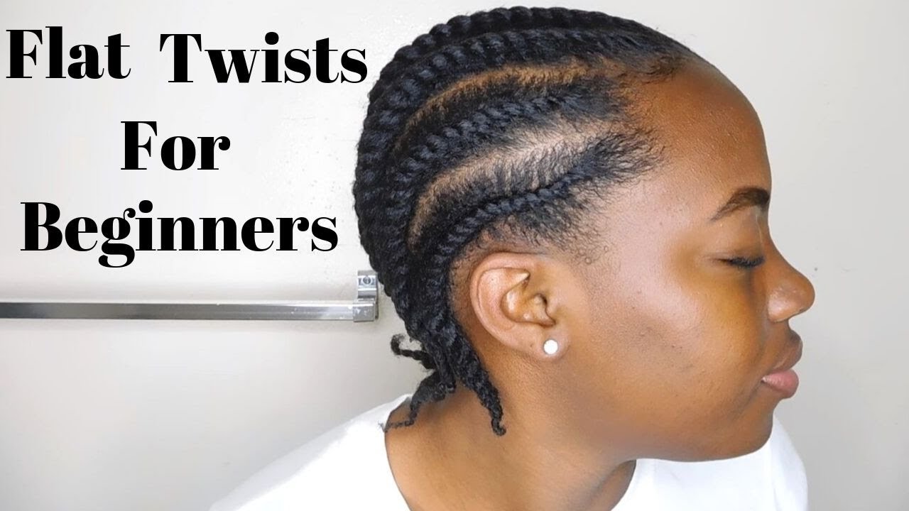 REAL TIME Flat Twist Tutorial Step By Step For Beginners