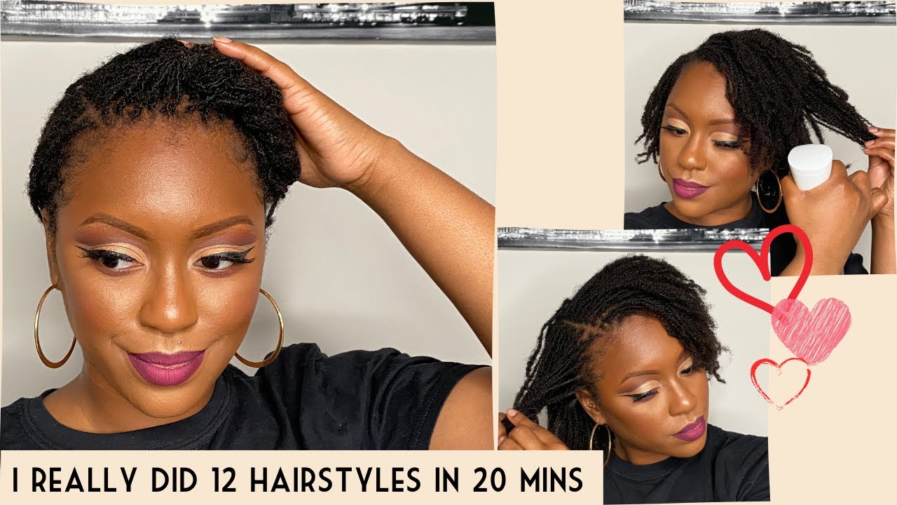 12 10-Minute Microloc Hairstyles Perfect for Date Night| Loc Hairstyles for Women