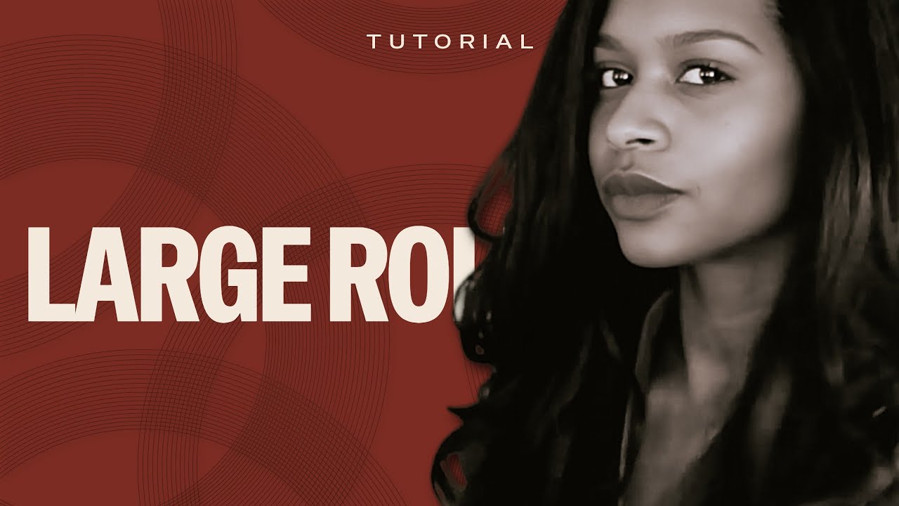 Roller Set on Natural Hair