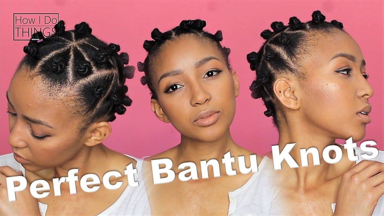 The simple SECRET to the perfect Bantu Knots on Natural Hair | feat. My Natural | KopanoTheBlog