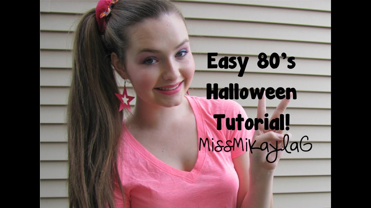 Easy 80's Halloween Tutorial!