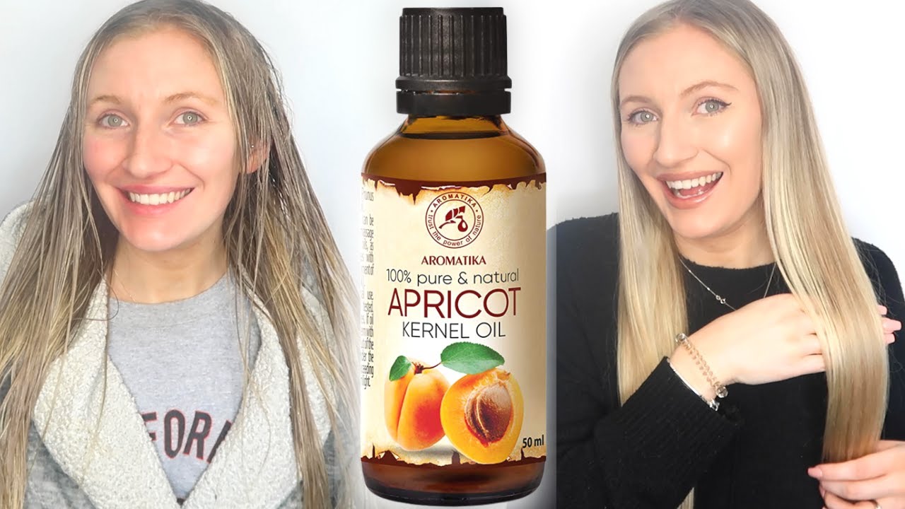 APRICOT KERNEL OIL HAIR BENEFITS | I APPLIED APRICOT KERNEL OIL OVERNIGHT & THESE ARE THE RESULTS