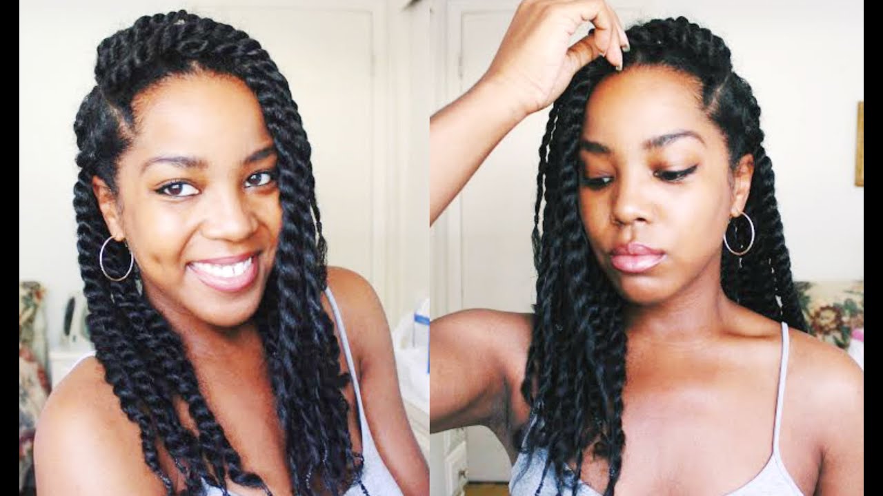 "Marley Twists" Using Your Natural Hair | Protective Styles