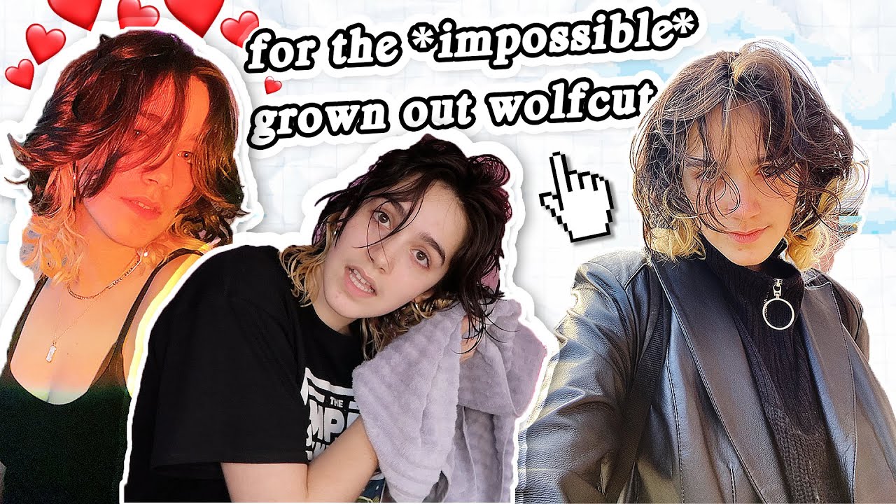 how i do my hair bc y'all don't quit (shag/wolfcut androgynous hair tutorial)