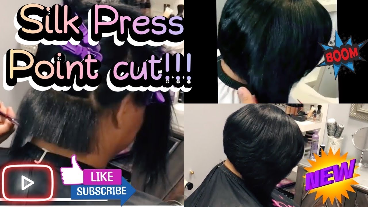 how to point cut an Asymmetrical bob