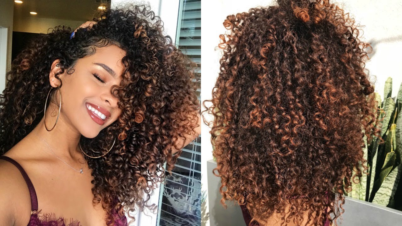 I Dyed My Curls Lighter! Balayage on Naturally Curly Hair.
