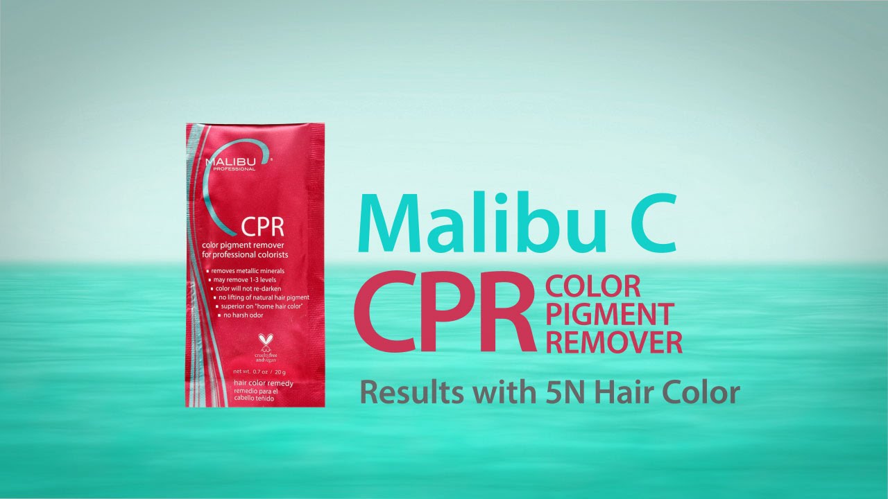 CPR Color Pigment Reducer Results with 5N Hair Color