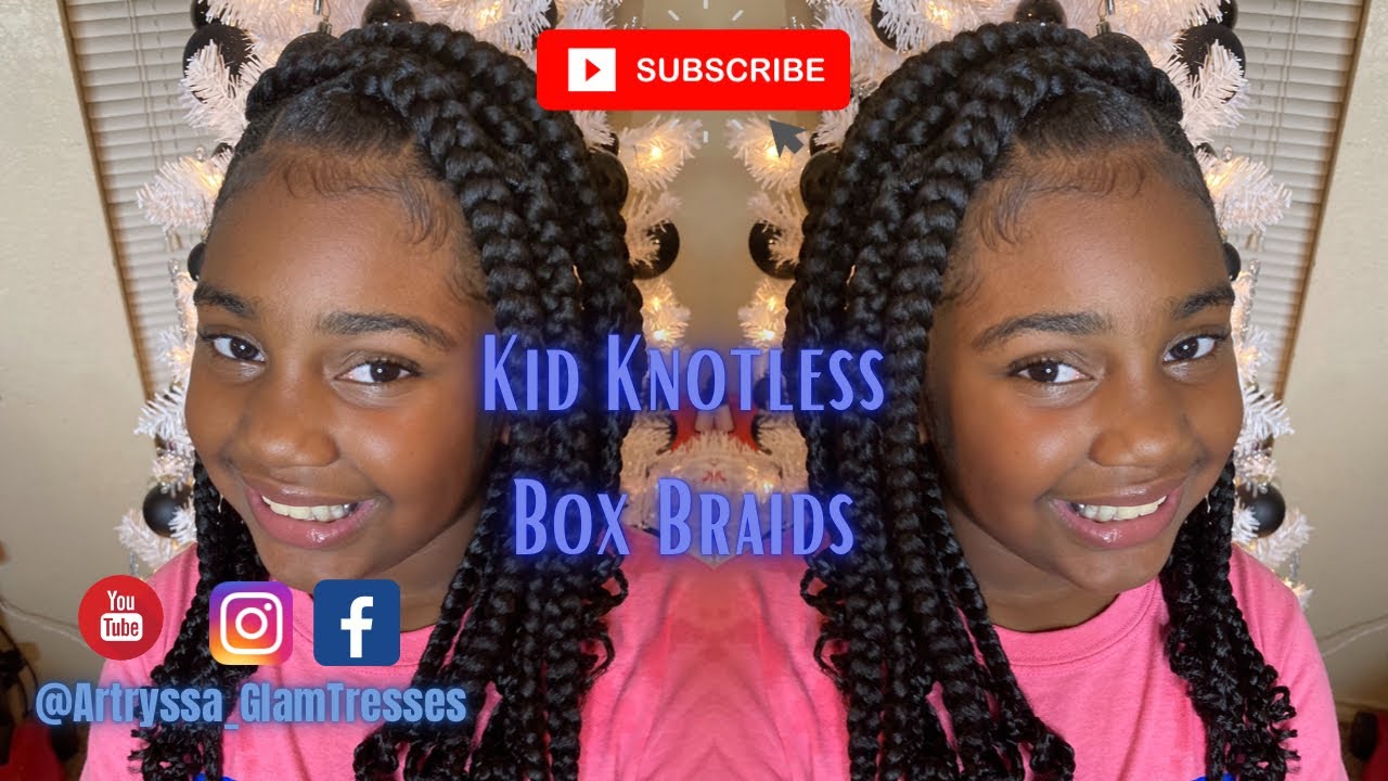 KIDS Jumbo Knotless BOX BRAIDS | Quick & Easy | Artryssa Glam Tresses