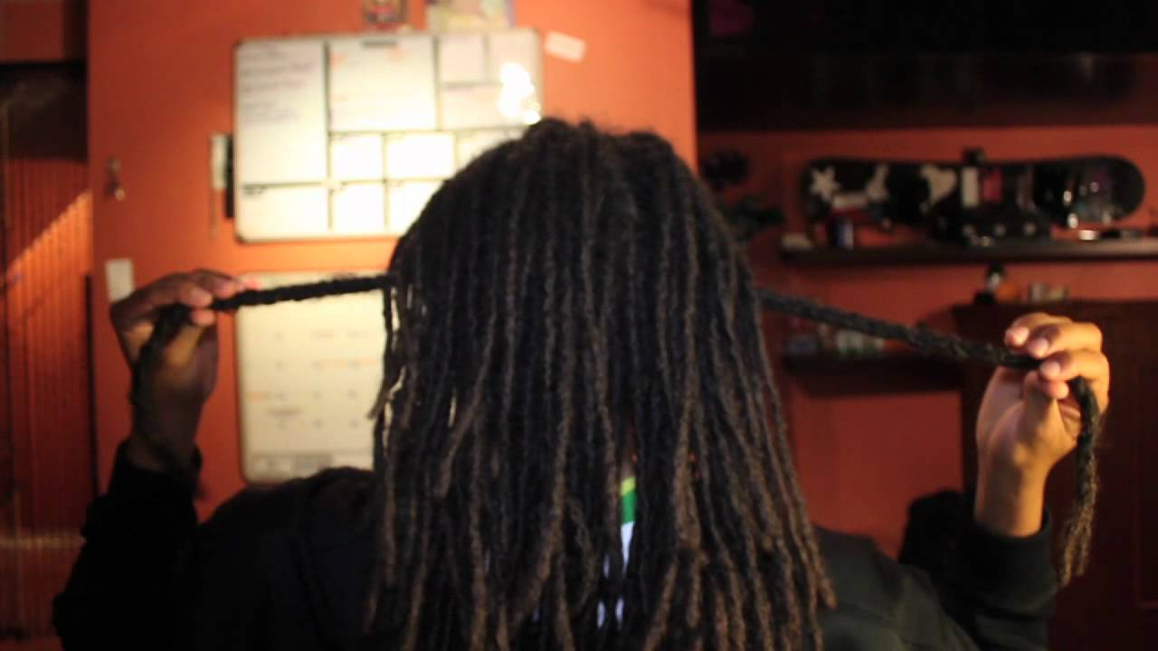 Tying Back Dreadlocks
