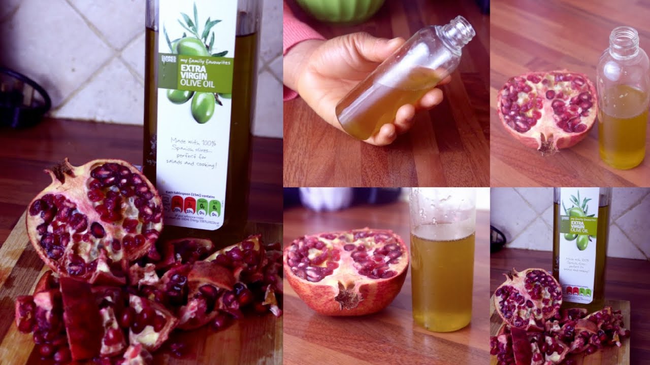 DIY Pomegranate Oil At Home For Fast & Healthy Hair Growth & Glowy Skin