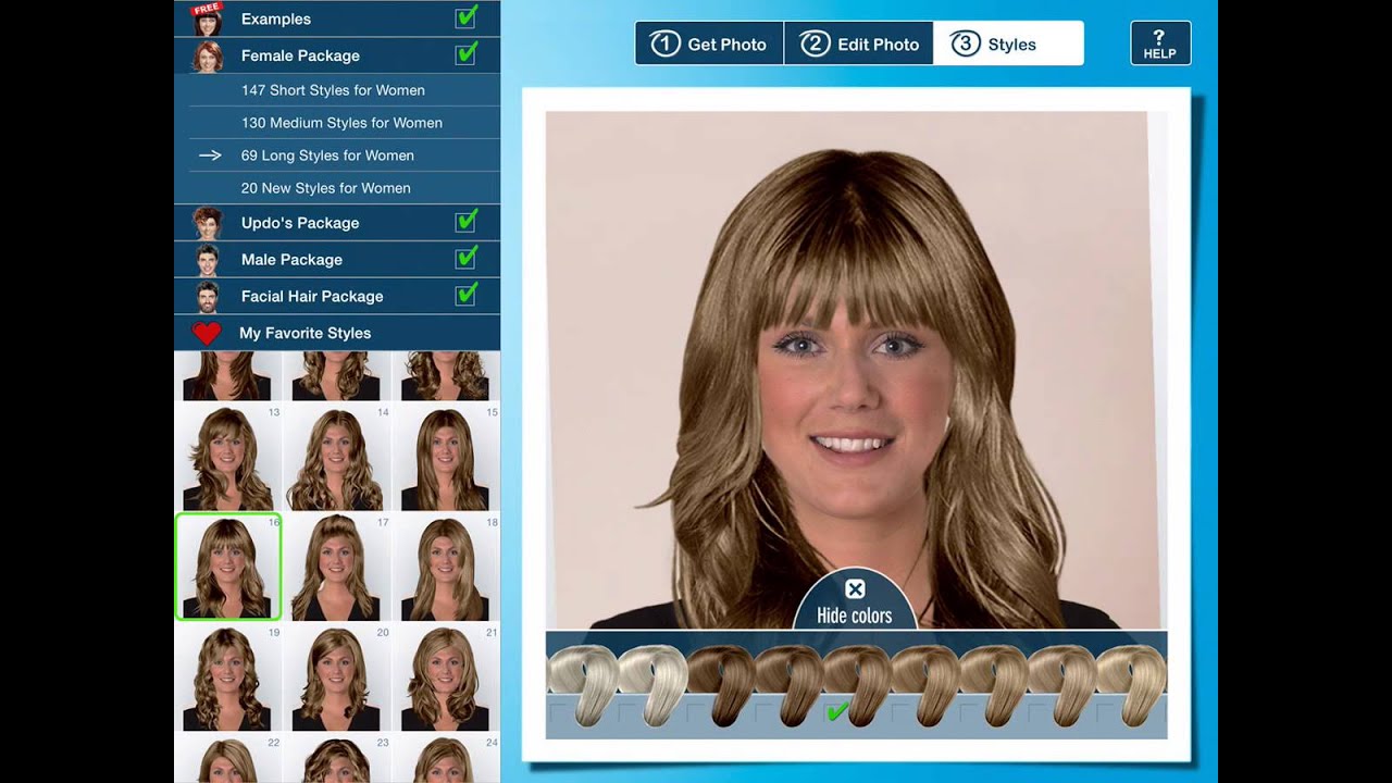 Hairstyle Pro for iPad